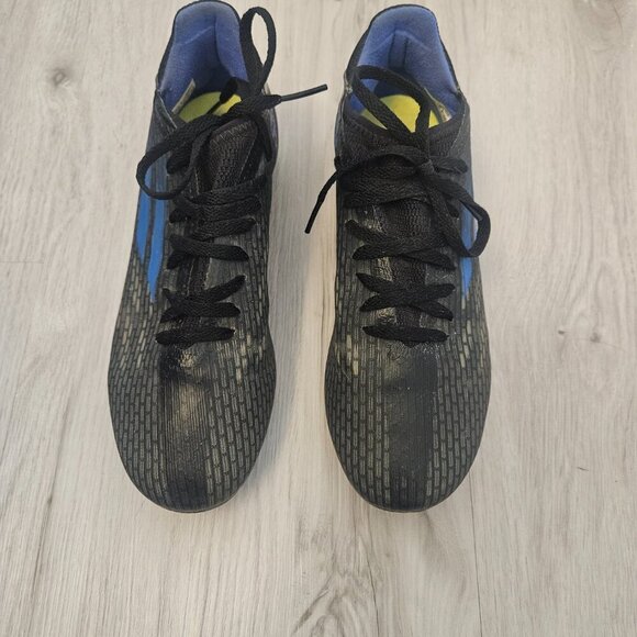 adidas X Speedflow.3 FG Cleats - Black/Blue - Size 6.5 - Picture 4 of 9